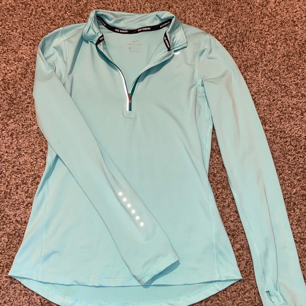 Nike dry fit pull over with thumb holes in sleeves